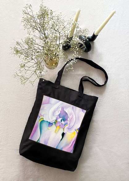 Torba z naszywką Biały irys Georgia O’Keeffe