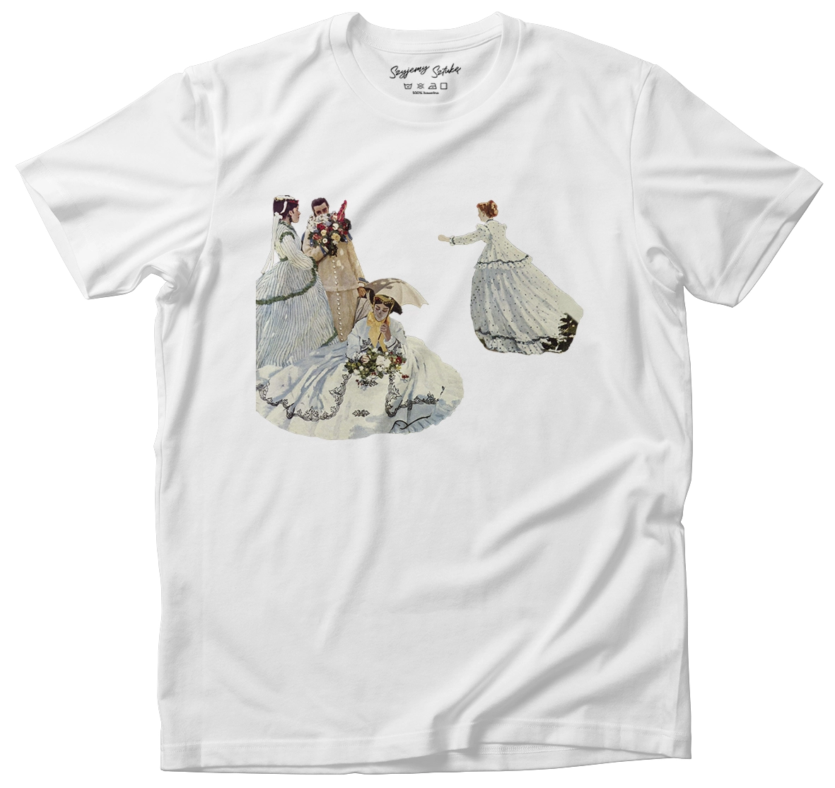 Koszulka ze sztuką Szyjemy Sztukę