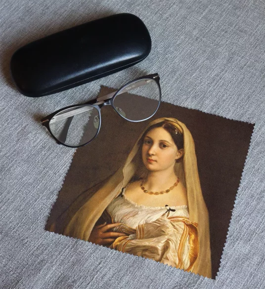 Ściereczka do okularów Portret kobiety Rafael Santi