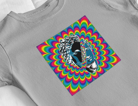 Bluzka damska z naszywką Psychodelic Athena