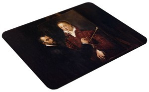 Podkładka Bernardino Campi malujący Sofonisbę Anguissolę Sofonisba Anguissola 60x40cm