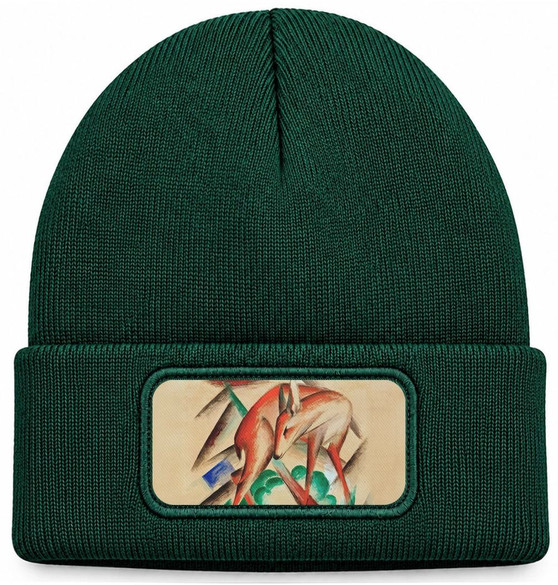 Czapka zimowa Sarna Franz Marc – zielona