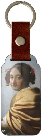 Brelok Młoda kobieta siedząca przy dziedzińcu Jan Vermeer