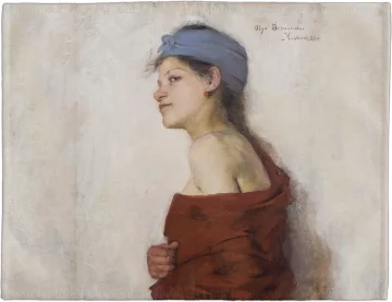 Podkładka na stół Portret kobiety - Cyganka Olga Boznańska