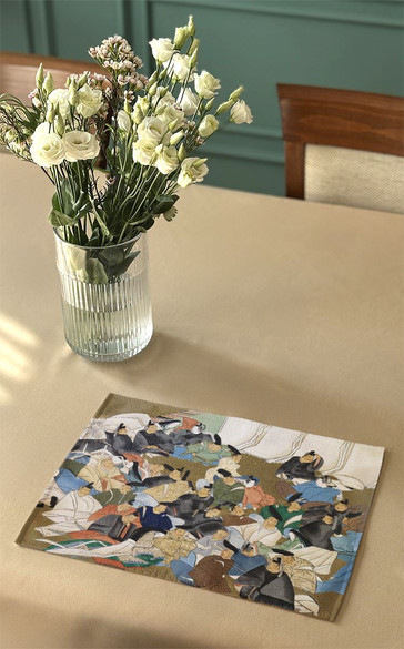 Podkładka na stół 36 poetów Ogata Korin