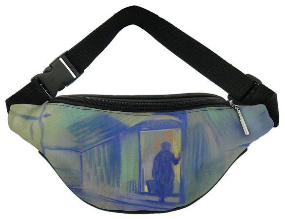 Nerka Alte Frau beim Betreten von Schloss Pretzfeld (Stara kobieta wchodząca do zamku Pretzfeld) Curt Herrmann