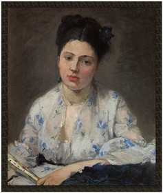 Naszywka Młoda kobieta Berthe Morisot