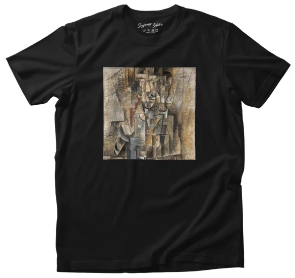 Koszulka z naszywką Mężczyzna ze skrzypcami Pablo Picasso