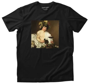 Koszulka z naszywką Bachus Caravaggio
