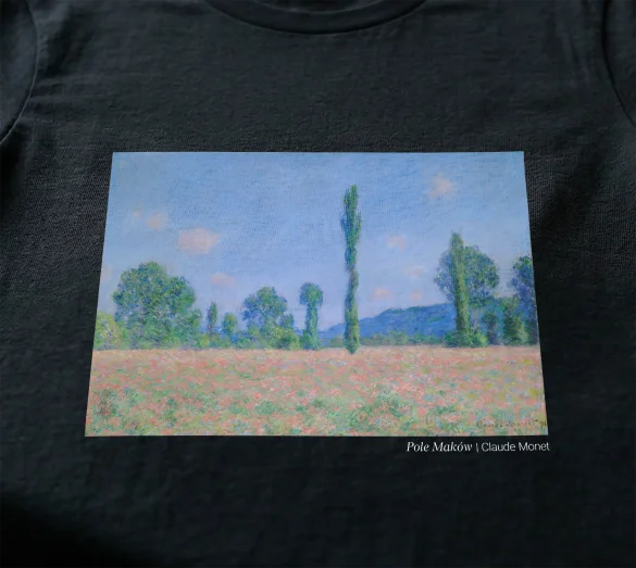 Koszulka z nadrukiem Pole Maków Claude Monet