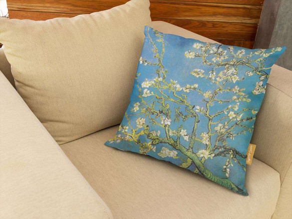 Poduszka Kwitnący migdałowiec Vincent Van Gogh