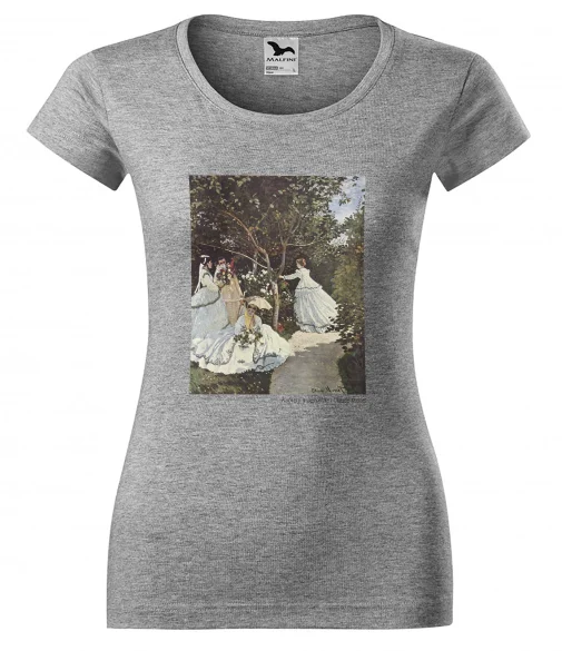 Bluzka damska Kobiety w ogrodzie Claude Monet