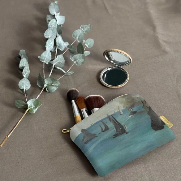 Kosmetyczka mini Widok na morze, spokojna pogoda (Vue de mer, temps calme) Édouard Manet