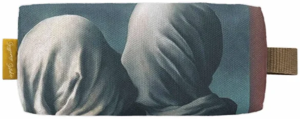 Piórnik szkolny prostokątny Kochankowie René Magritte