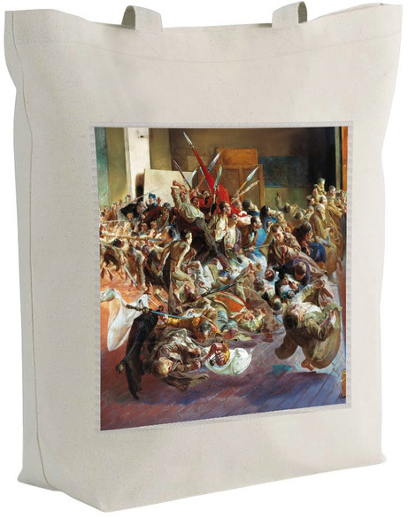 Torba z naszywką Melancholia Jacek Malczewski