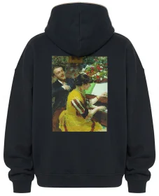 Bluza oversize Ujrzałem raz – scena przy fortepianie Leon Wyczółkowski