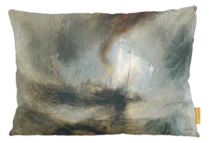 Poduszka Śnieżyca: Parowiec na wejściu do portu William Turner