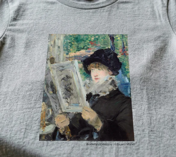 Koszulka z nadrukiem Kobieta czytająca Édouard Manet