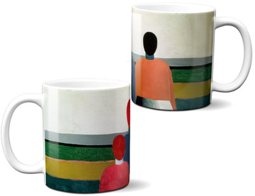 Kubek Trzy postacie kobiece Kazimir Severinovich Malevich