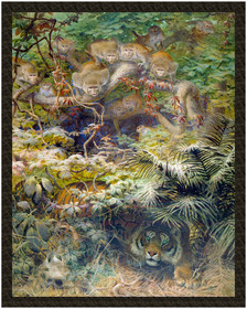 Naszywka Row in the Jungle Joseph Wolf