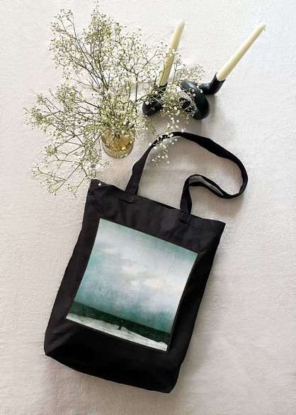 Torba z naszywką Mnich na brzegu morza Caspar David Friedrich