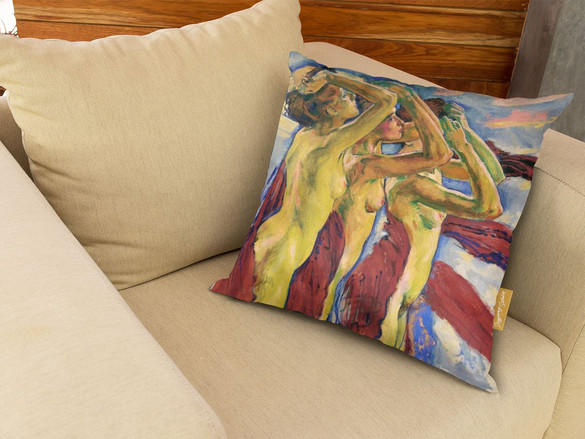 Poduszka Trzy akty Koloman Moser