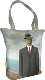 Torba na ramię shopper Syn człowieczy René Magritte