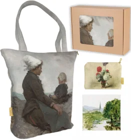 Zestaw prezentowy Anna Bilińska-Bohdanowiczowa Torba + Kosmetyczka + Ściereczka