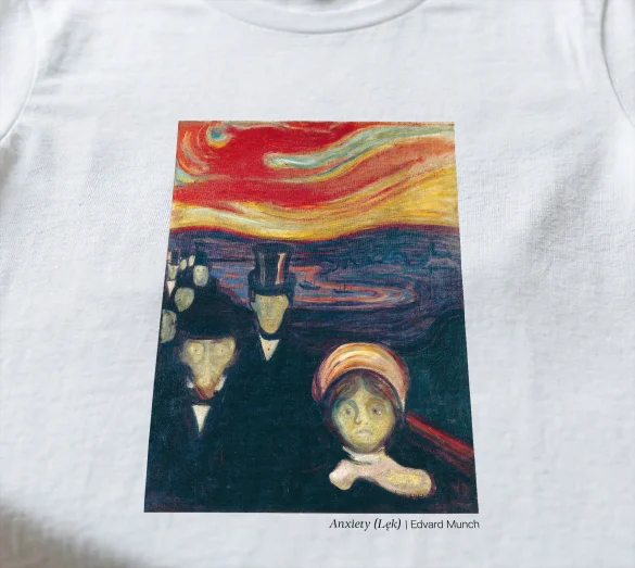Bluzka damska Anxiety (Lęk) Edvard Munch