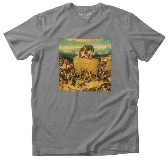 Koszulka z naszywką Tryptyk woźnicy Hieronim Bosch