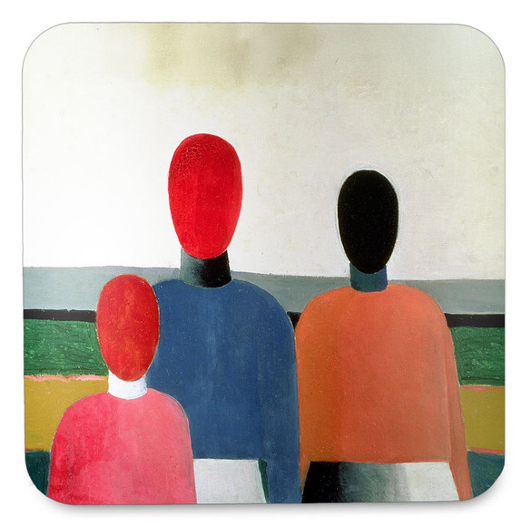 Podkładka pod kubek Trzy postacie kobiece Kazimir Severinovich Malevich