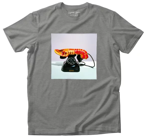 Koszulka z naszywką Telefon-homar Salvador Dali