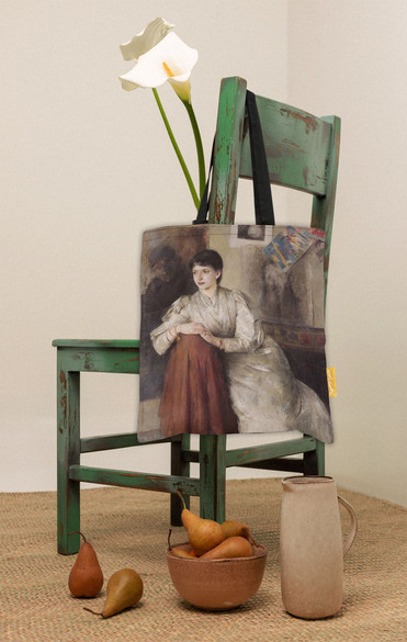 Torba na ramię Portret kobiety w białej sukni Olga Boznańska