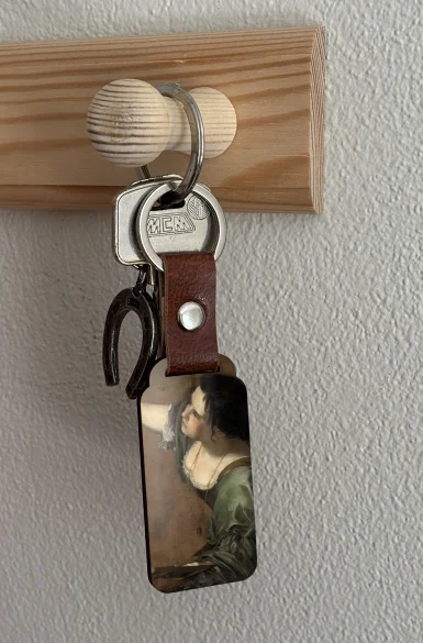 Brelok Autoportret jako alegoria malarstwa Artemisia Gentileschi