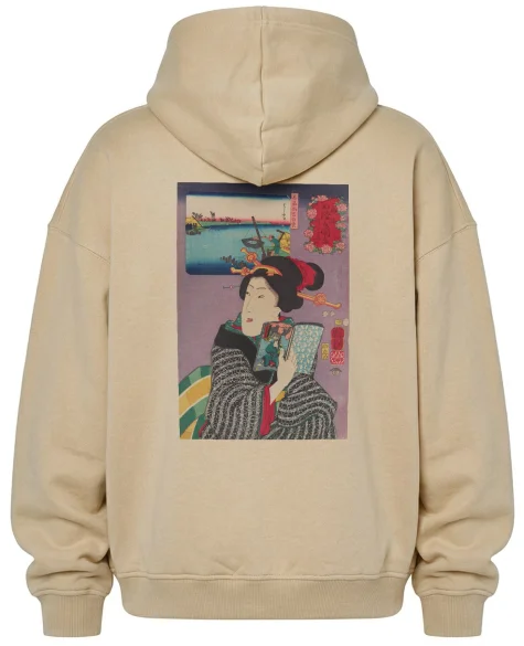Bluza oversize Krajobrazy i piękności Utagawa Kuniyoshi
