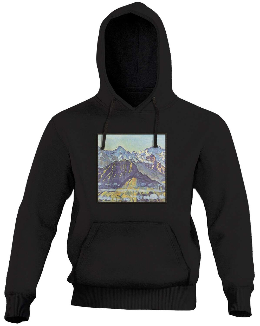 Bluza z naszywką Eiger, Mönch und Jungfrau in der Morgensonne Ferdinand Hodler