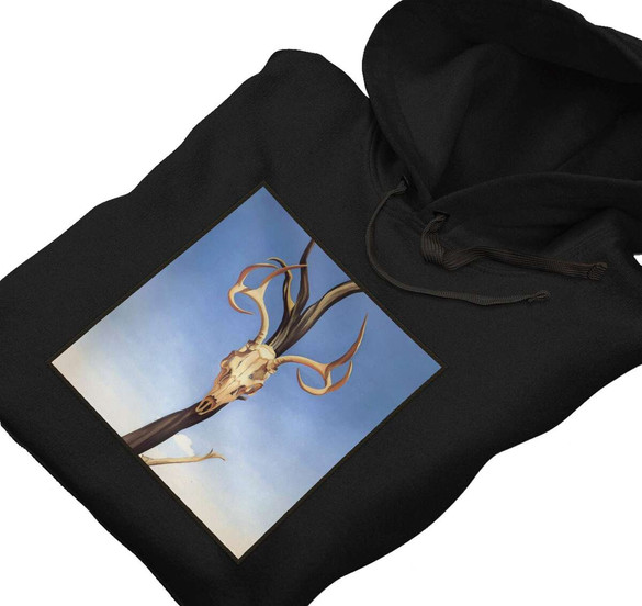 Bluza z naszywką Czaszka jelenia Georgia O’Keeffe