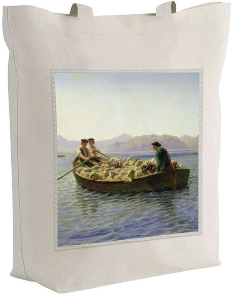 Torba z naszywką Zmiana pastwiska Rosa Bonheur