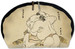 Kosmetyczka Zapaśnicy sumo Uzugafuchi Kandayu i Takasaki Ichijuro Katsushika Hokusai