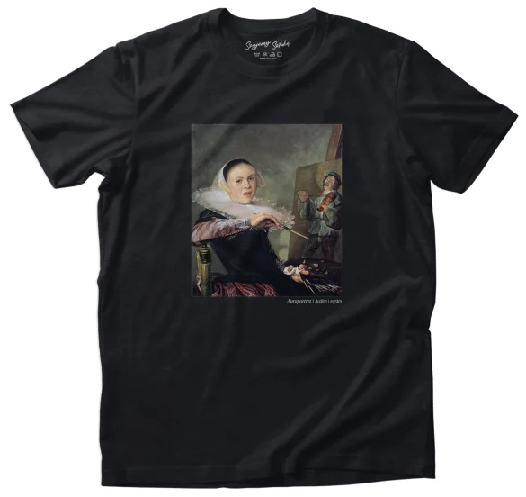 Koszulka z nadrukiem Autoportret Judith Leyster