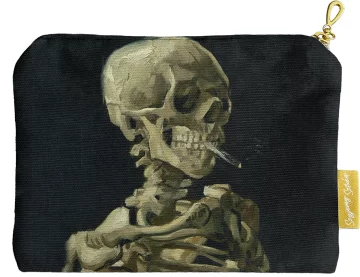 Kosmetyczka mini Czaszka z palącym się papierosem Vincent Van Gogh