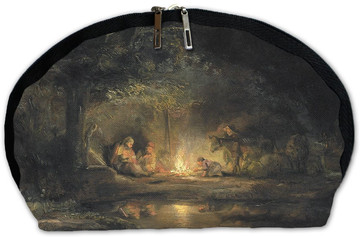 Kosmetyczka Krajobraz z odpoczynkiem podczas Ucieczki do Egiptu Rembrandt