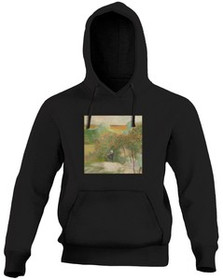 Bluza z naszywką Pejzaż z jarzębiną, lewa część tryptyku Idź nad strumienie Jacek Malczewski