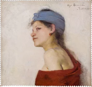 Ściereczka do okularów Portret kobiety - Cyganka Olga Boznańska