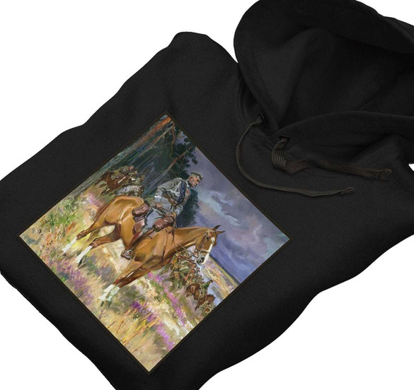 Bluza z naszywką Józef Piłsudski na Kasztance Wojciech Kossak