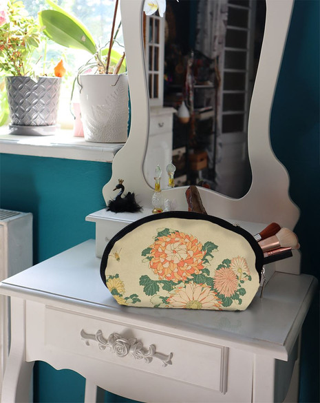 Kosmetyczka Chryzantemy i pszczoła Katsushika Hokusai