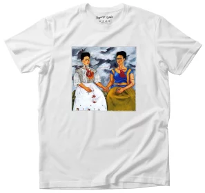 Koszulka z naszywką Dwie Fridy Frida Kahlo
