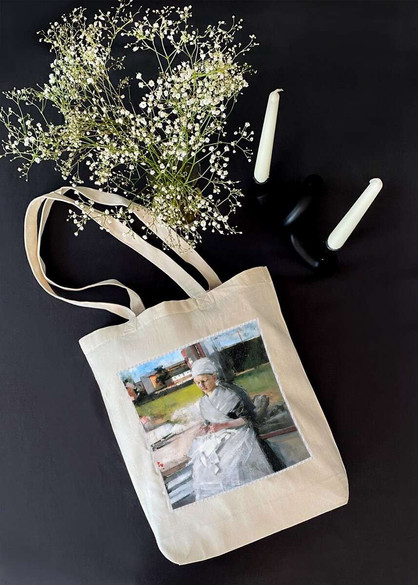 Torba z naszywką Bretonka Olga Boznańska