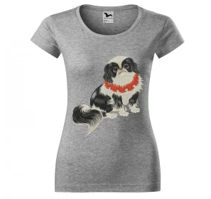 Bluzka damska Pies pekińczyk Ohara Koson