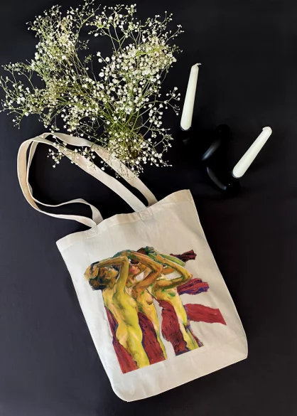 Torba bawełniana Trzy akty Koloman Moser